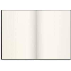 SKRIVEBOK BURDE A4 ULINJERT SORT