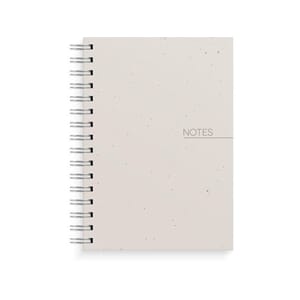SPIRALBOK BURDE A5 BEIGE