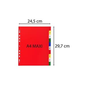 REGISTER 1-10 A4+ EXACOMPTA