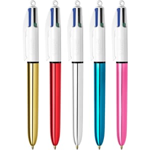 KULEPENN BIC 4 FARGER 1,0 MET. ASS