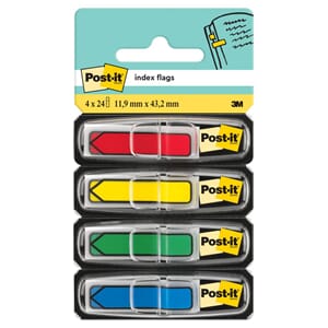POST-IT INDEX 684ARR3 PIL 12X43MM(4PK)
