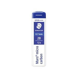 BLYANTMINE STAEDTLER 0,7MM 2B (12)