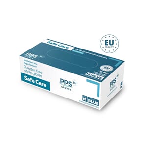 HANSKE ENGANGS SAFE CARE BLÅ (100)