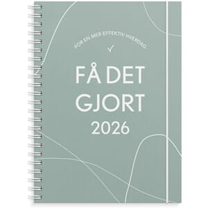 UKEKALENDER GRIEG A5 2026 FÅ DET GJORT