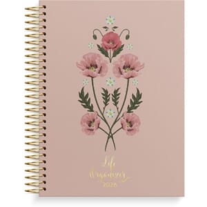 KALENDER LIFE ORGANIZER 2026 C5 BLOMSTER