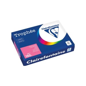 KOPIPAPIR TROPHEE A4 160G ROSA (250)