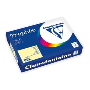 KOPIPAPIR TROPHEE A4 160G GUL (250)