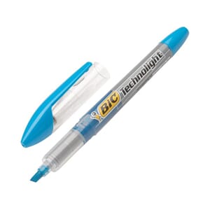 TEKSTMARKER BIC TECHNOLIGHT BLÅ