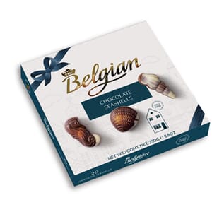 SJOKOLADE BELGIAN SEASHELLS 250G