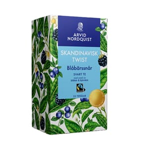 TE AN BLÅBÆR OG BJØRNEBÆR, SORT TE (25)
