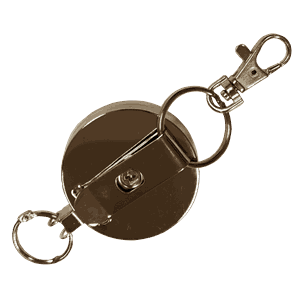 SNELLE M/WIRE 105CM KLIPS/KROK/RING FOR ID KORT/NØKLER/KNIV