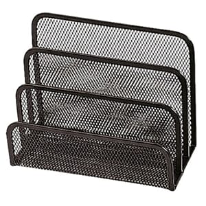 TIDSSKRIFTHOLDER METALL SORT