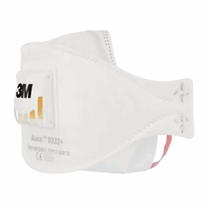 STØVMASKE FFP3 3M VENTIL 9332+ (10)