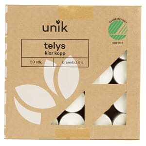 TELYS 8T KLAR KOPP (50) UNIK
