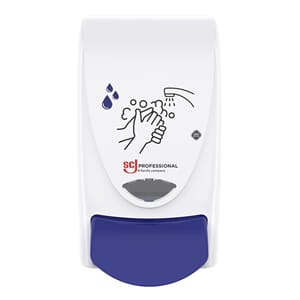 DISPENSER DEB HÅNDRENS 1-LITER HVIT LGT1LDS