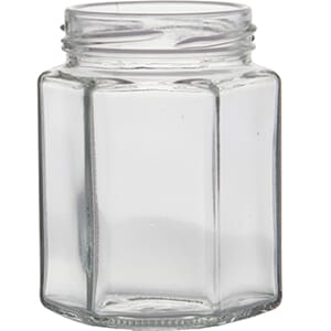 GLASS 195 ML 6-KANT 58 MM