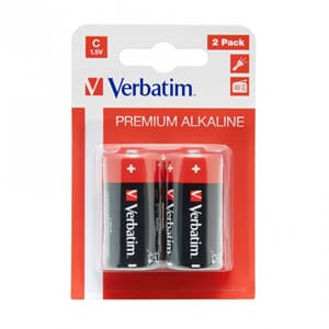 BATTERI VERBATIM 1,5V LR14/C2 (2)