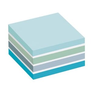POST-IT 76X76 KUBEBLOKK PASTELLBLÅ