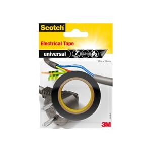 ELEKTRIKERTEIP SORT 15MMX10M SCOTCH