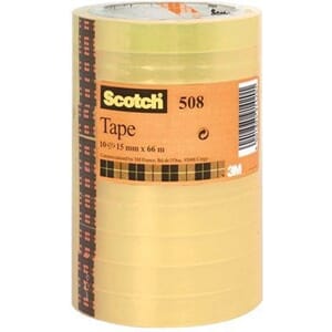 DISKTAPE SCOTCH 508 TRANSP 15MMX66M(10)