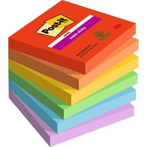 POST-IT SS-NOTES 76X76MM PLAYFUL (6)