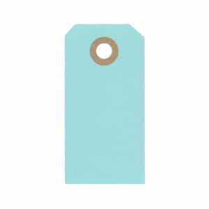 TAG LYS BLÅ 4X8CM (50)