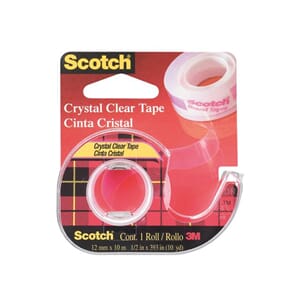 TAPE SCOTCH CRYSTAL 12MMX10M M/DISP