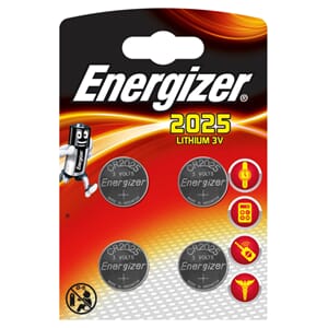 BATTERI ENERGIZER 2025  CELL LITHIUM (4)