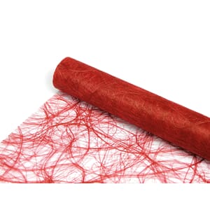 LØPER ENGLEVEV RØD 30CM X 5M SIZOWEB