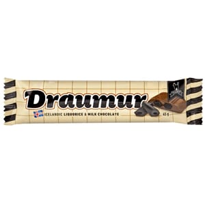 DRAUMUR MELKESJOKOLADE MED LAKRIS