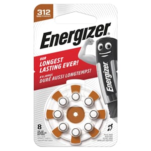 BATTERI ENERGIZER HØREAPPARAT ZA 312 (8)