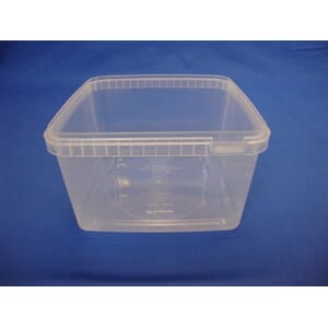 BOKS PP 3000ML M/LOKK (6) 195X195MM UNIPAK