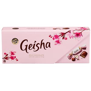GEISHA SJOKOLADE HASSELNØTT&NOUGATFYLL 228G