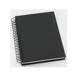 SPIRALBOK GRIEG A5 100G 160S ULINJ SORT