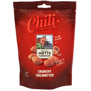 CHILINØTTER 160G DEN LILLE NØTTEFABRIKKEN