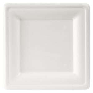 PAPPTALLERKEN FLAT 4-KANT 20CM HVIT FIBER (50)