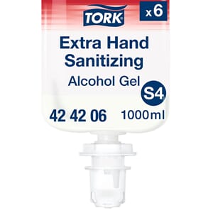 HÅNDDESINFEKSJON TORK ALKOHOLGEL S4 1L 424206
