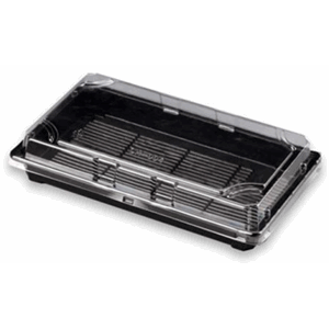 SUSHIBEGER 26X19X3CM MED LOKK (50)