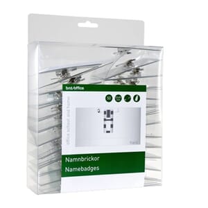 NAVNESKILT NÅL/KLIPS 57X91MM (50)