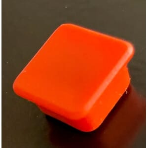 MAGNET 13X13MM RØD (10)