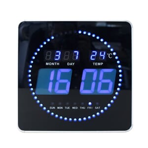 VEGGKLOKKE UNILUX LED FLO SORT