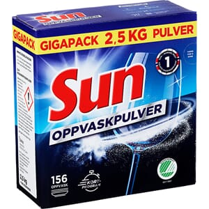 MASKINOPPVASK SUN PULVER 2,5KG