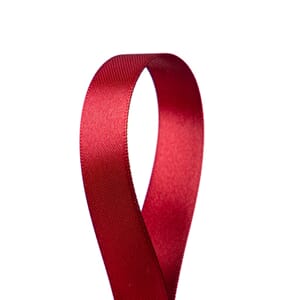 SILKEBÅND 15MM X 50M MØRK RØD