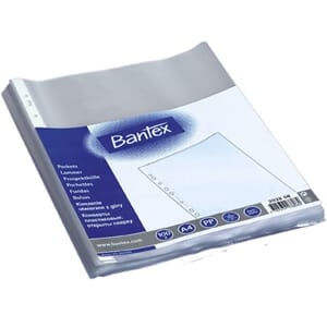 PLASTLOMME BANTEX A4 TOPP 50MY (100)