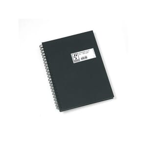 SPIRALBOK GRIEG A4 100G 160S RUTER SORT