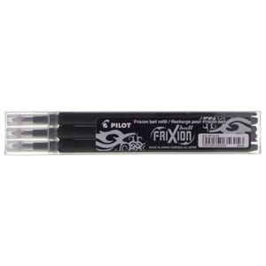REFILL PILOT FRIXION 0,7 SORT (3)