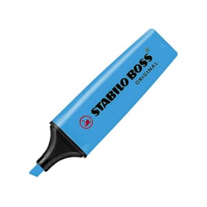 TEKSTMARKER STABILO BOSS BLÅ