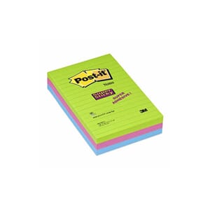 POST-IT SUPERS 102X152MM LINJER RIO (3)