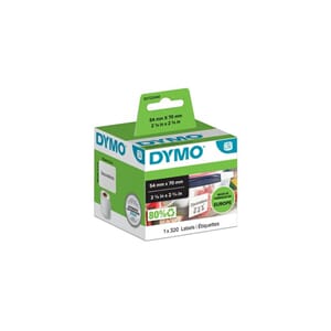 ETIKETT DYMO 54X70 HVITE(320) 99015