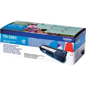 TONER BROTHER TN328C 6K BLÅ